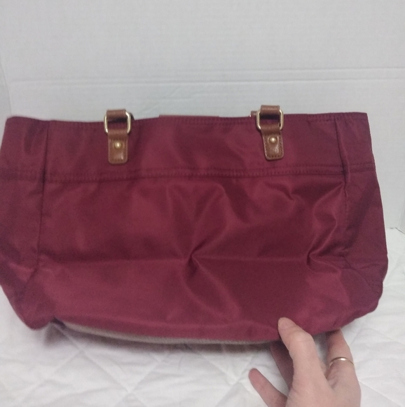 Tommy Hilfiger Maroon Shopper Tote Bag - Picture 3 of 7